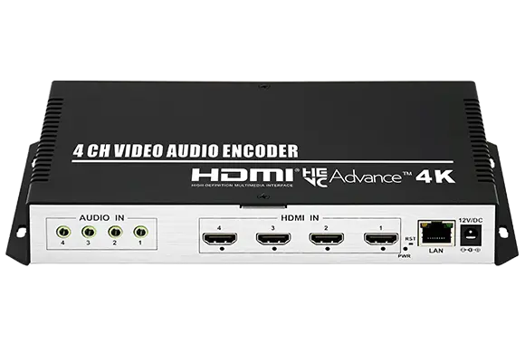 HEVC 4 채널 HDMI 비디오 인코더