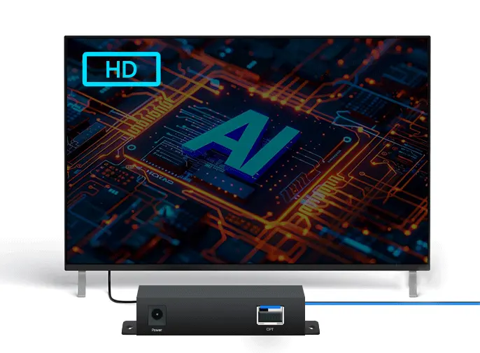 전문 DVI KVM HD 비디오 익스텐더